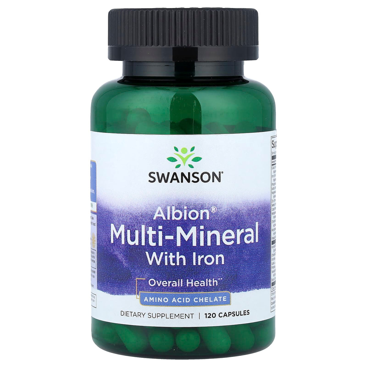 Swanson - Multimineral med Jern - 120 Kapsler