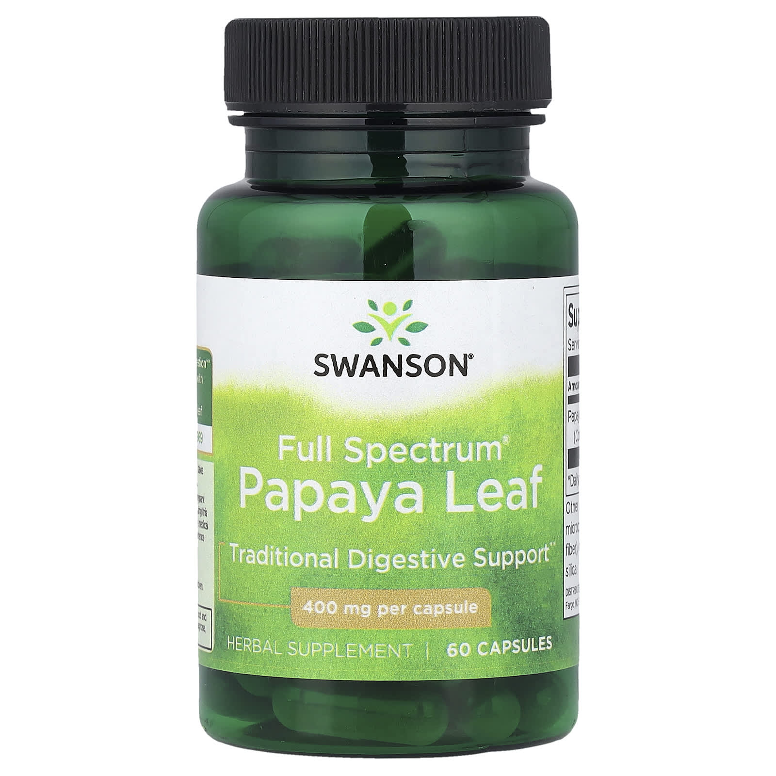 Swanson - Full Spectrum Papaya Leaf - 60 Caps