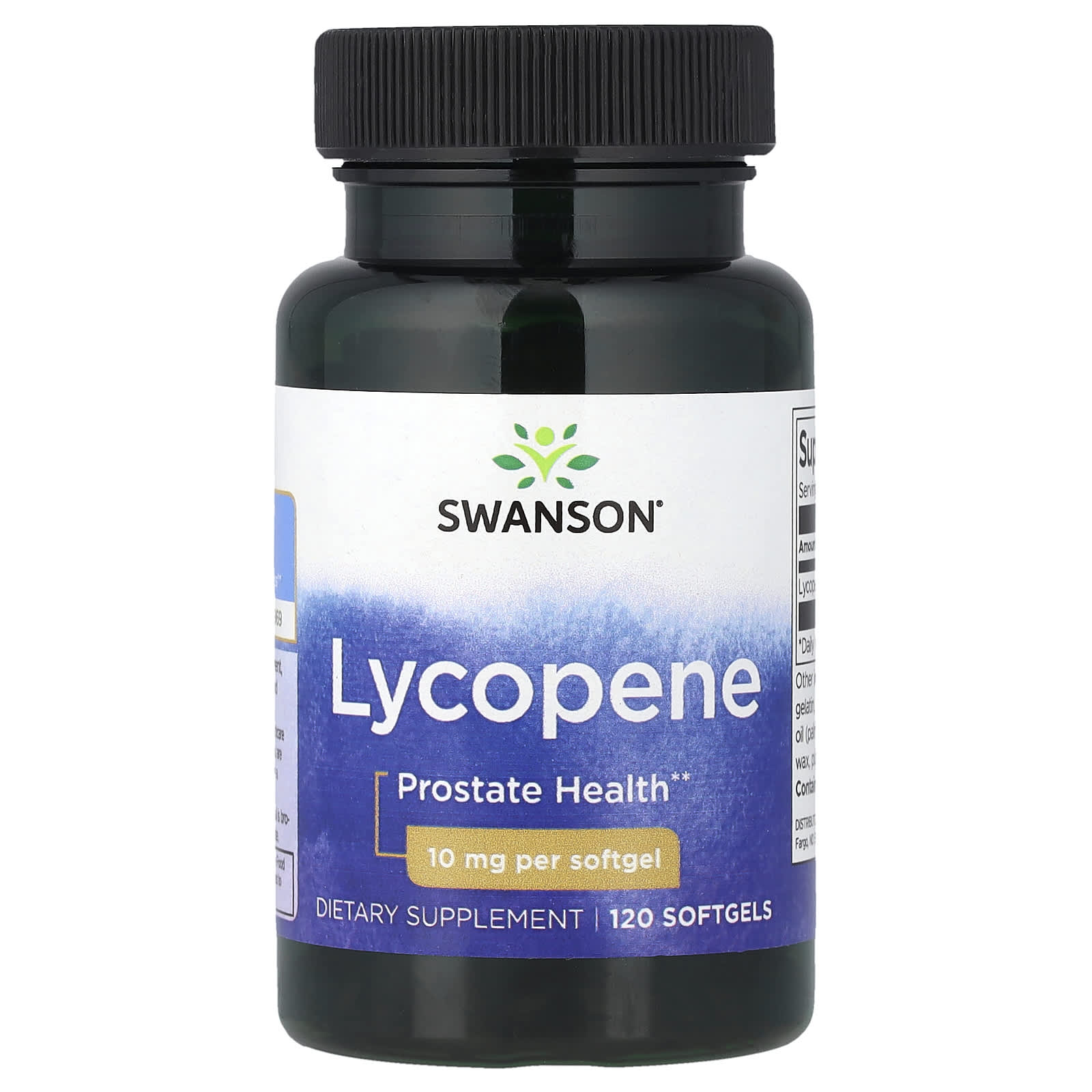 Swanson Lycopene baksida näringsfakta