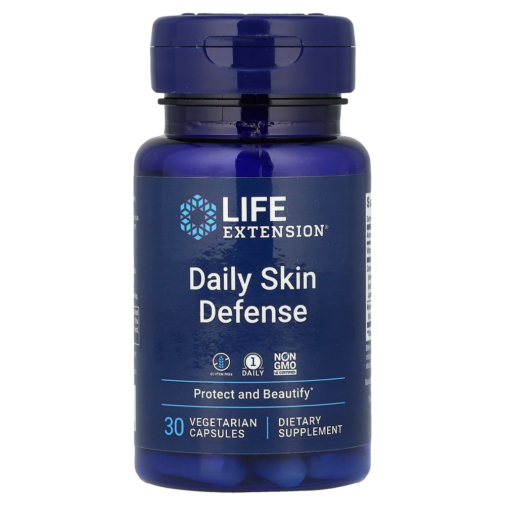 Daily Skin Defense baksida näringsfakta
