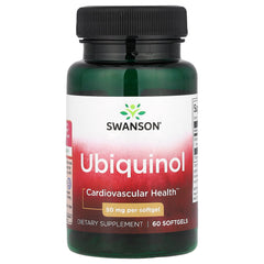 Ubiquinol – Aktiv CoQ10 50 mg baksida näringsfakta