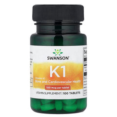 Vitamin K1 – 100 mcg framsida på förpackning
