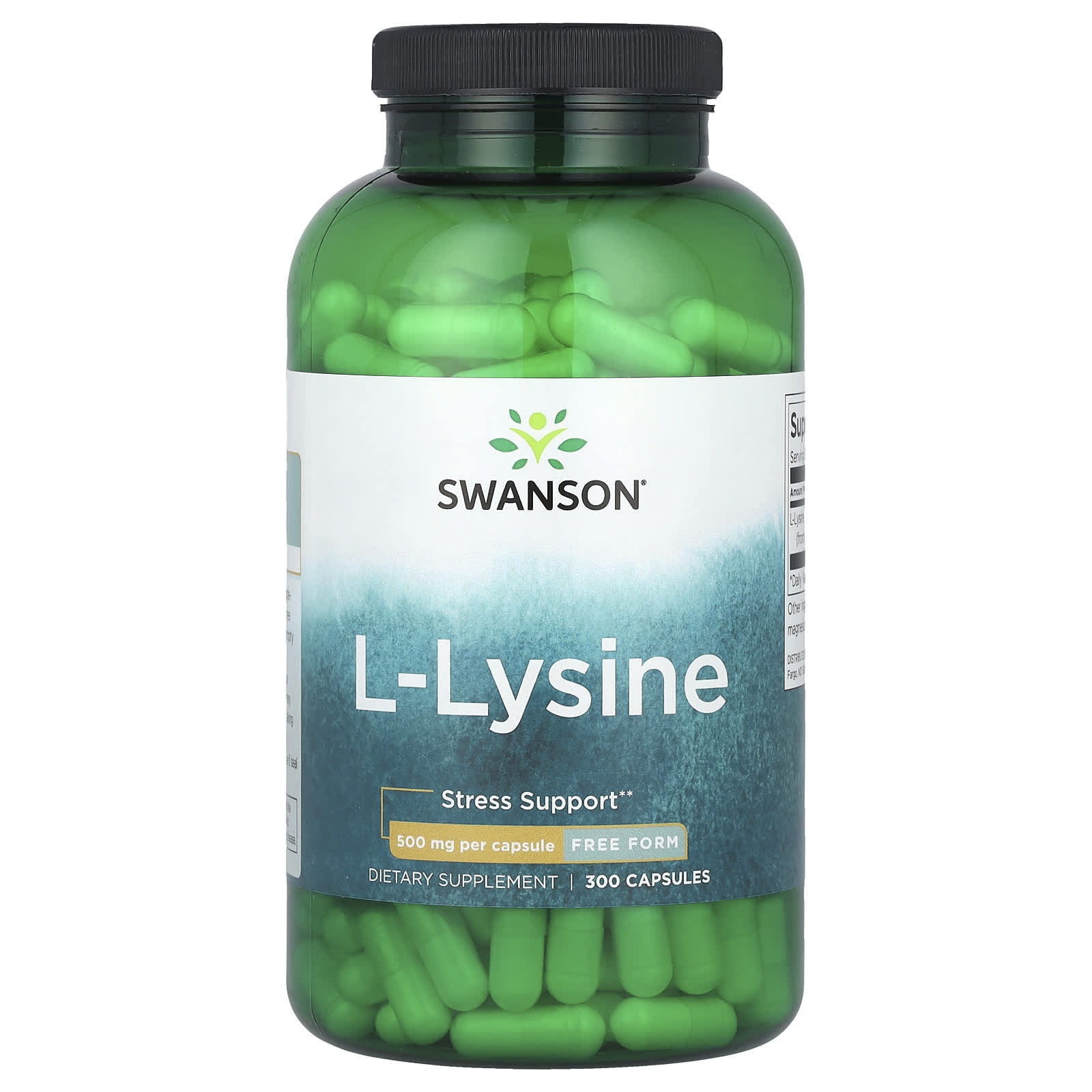 Swanson Lysine 500mg dosering information