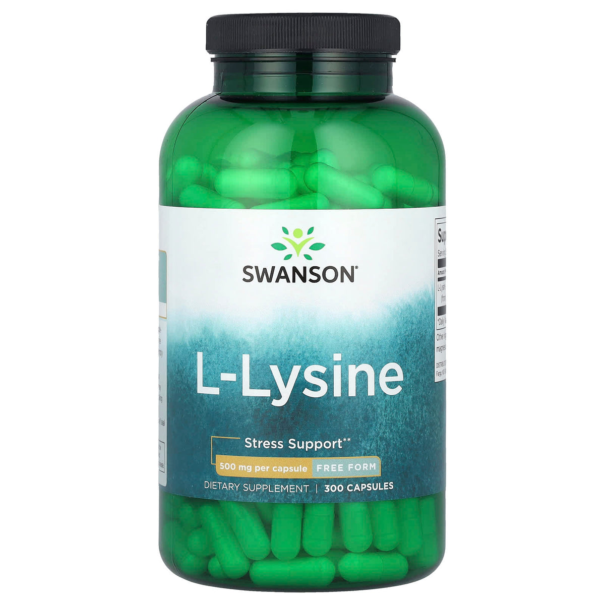 Swanson Lysine 500mg dosering information