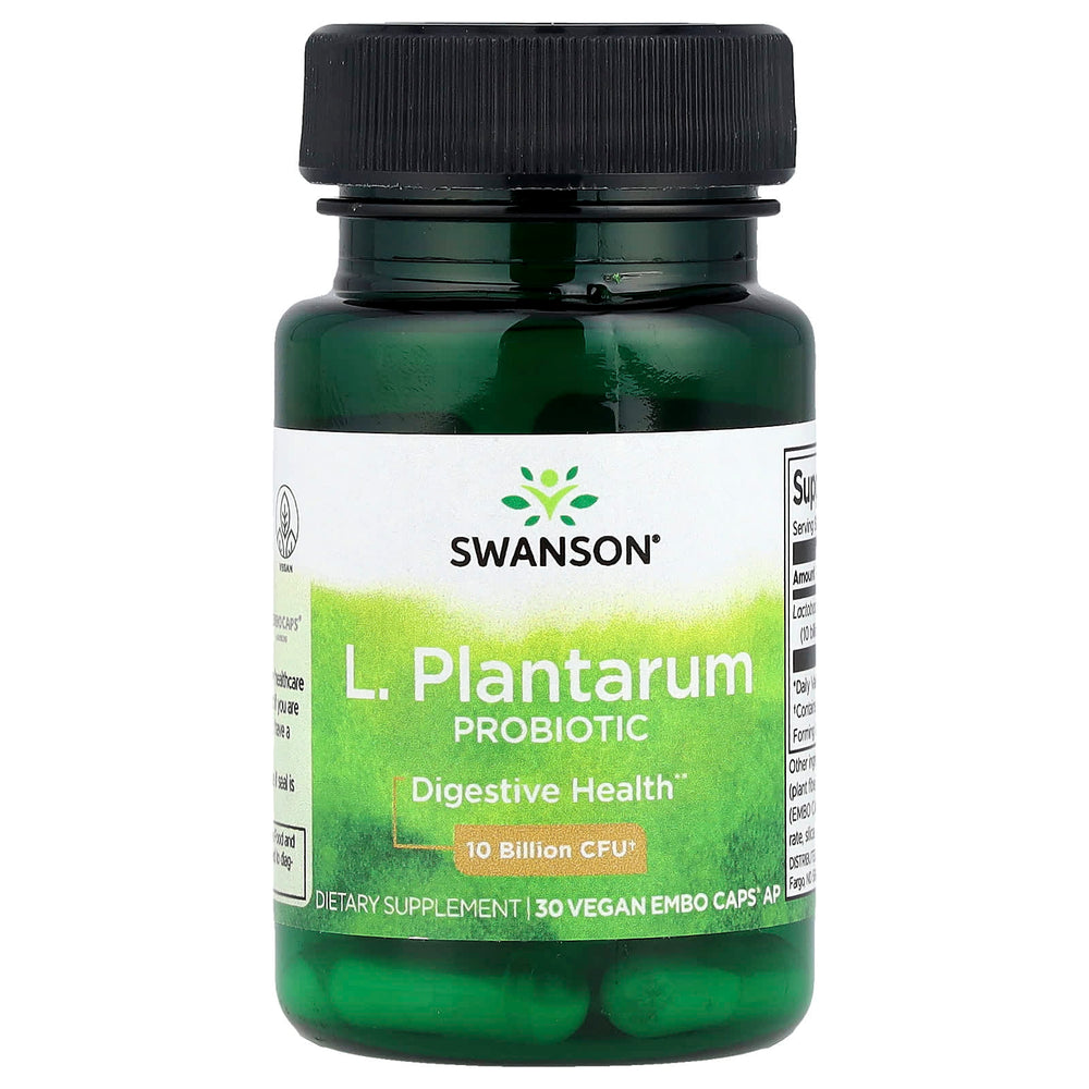 Swanson L. Plantarum Probiotic baksida