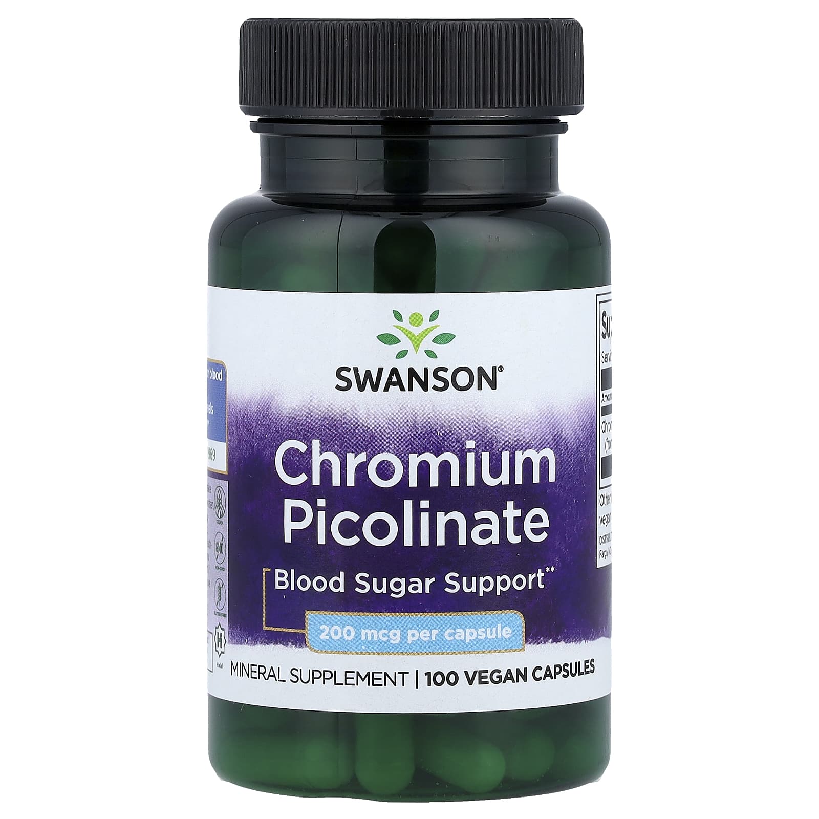 Swanson Chromium Picolinate framsida