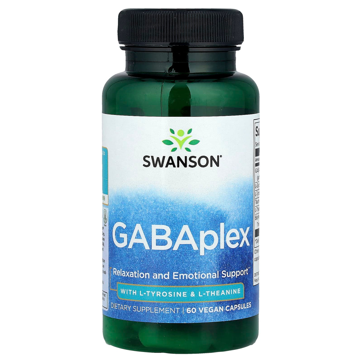 GABAplex – GABA, L-Tyrosin & L-Theanin baksida