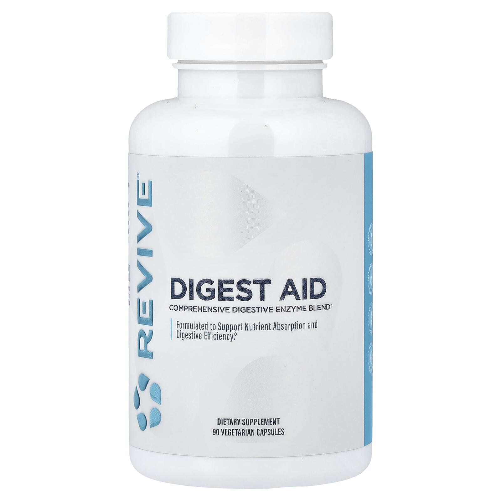 Revive Digest Aid – 16 Enzymer baksida