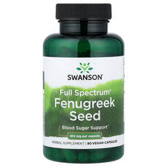 Swanson Fenugreek Seed baksida näringsfakta