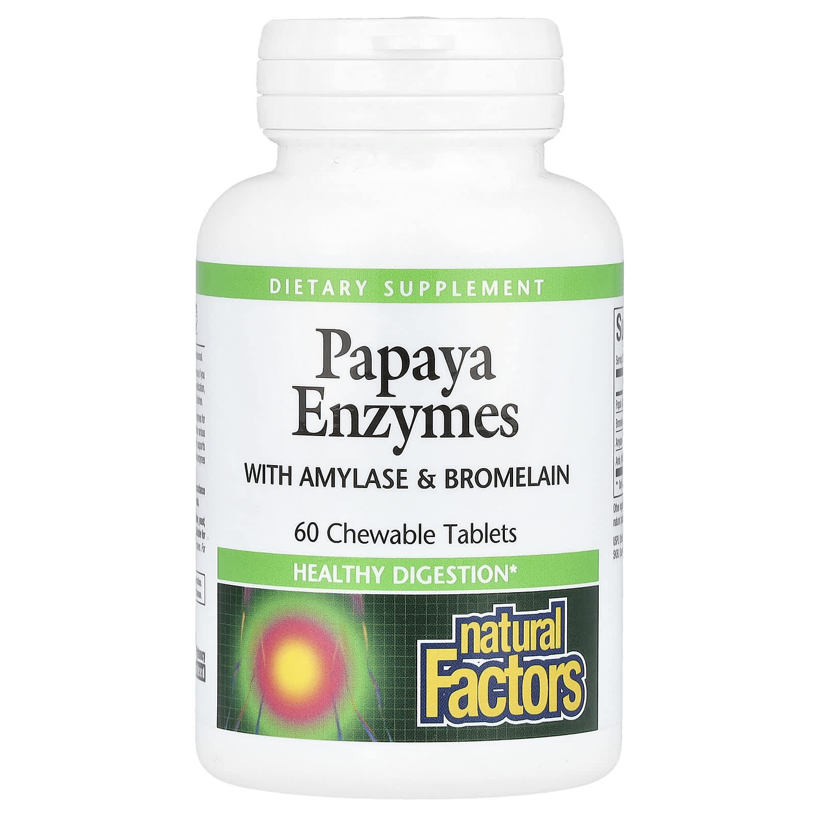 Natural Factors - Papaya Enzymes With Amylase And Bromelain