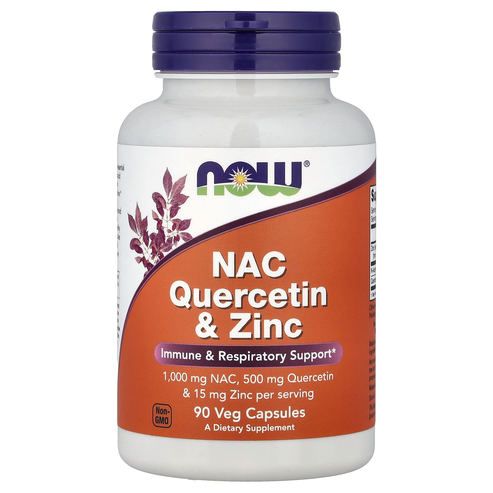 NAC Quercetin & Zink – Immunstöd framsida