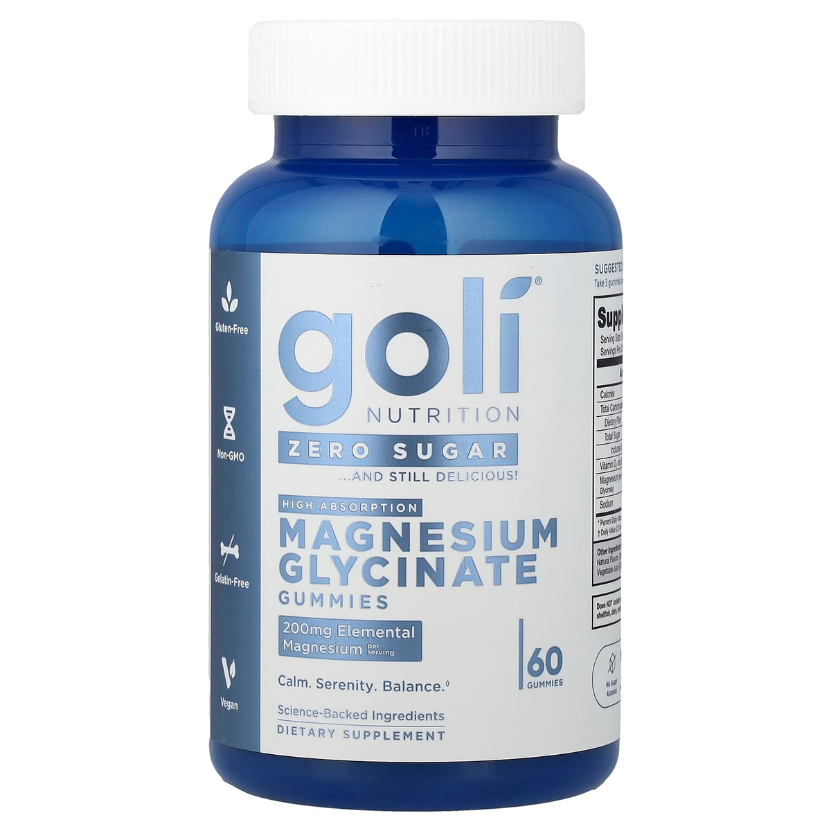Magnesium Gummies Sockerfri framsida