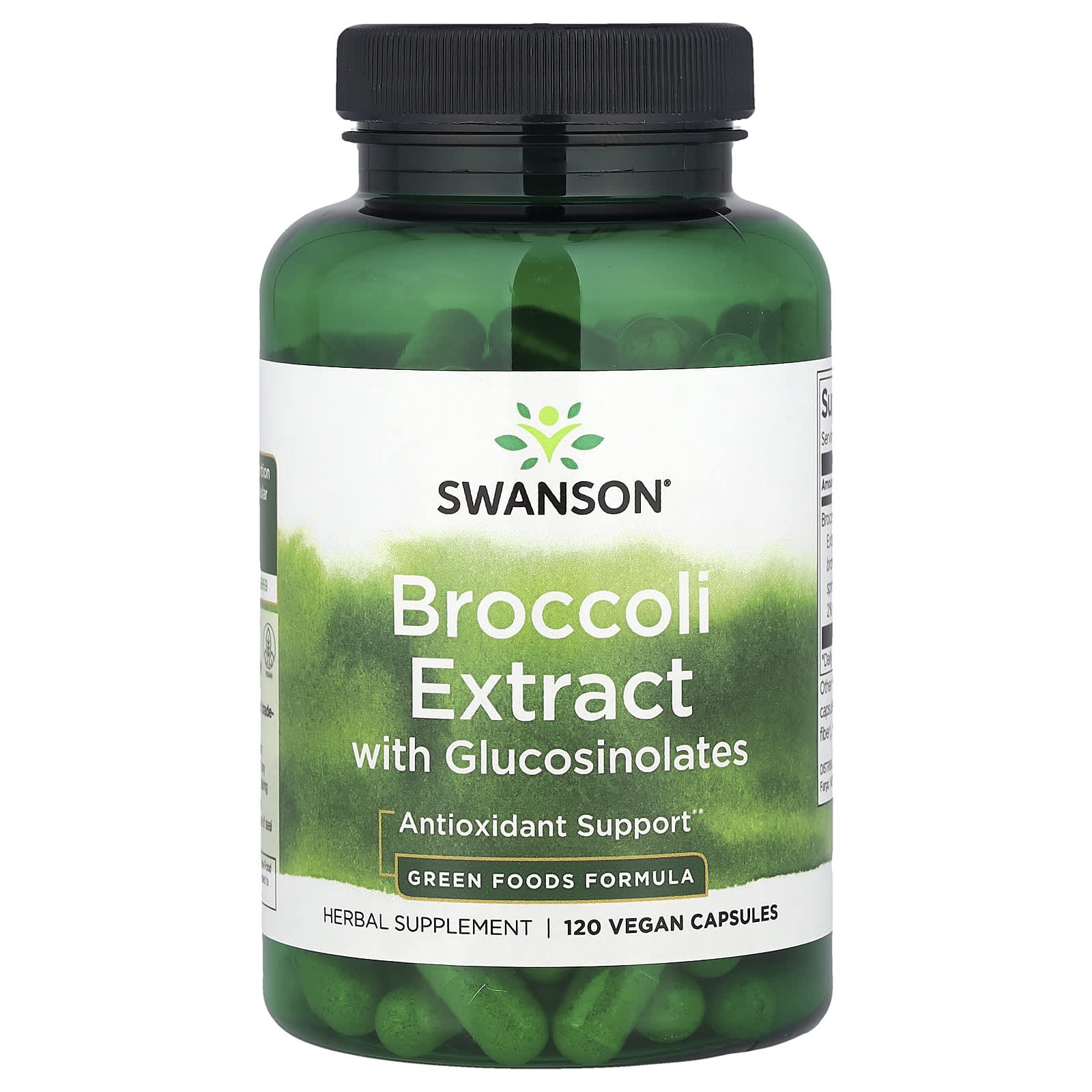 Broccoliextrakt med Glukossinolater 120 kapslar framsida