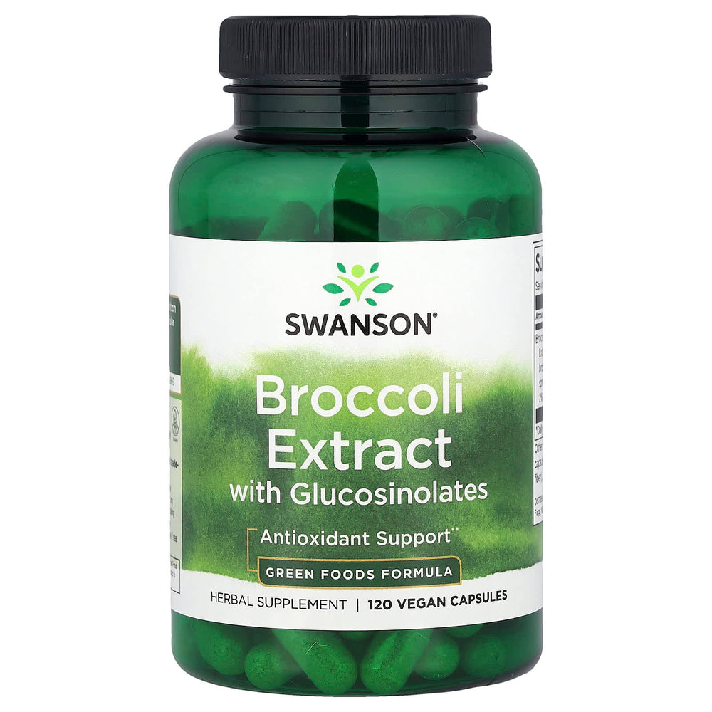 Broccoliextrakt med Glukossinolater 120 kapslar framsida