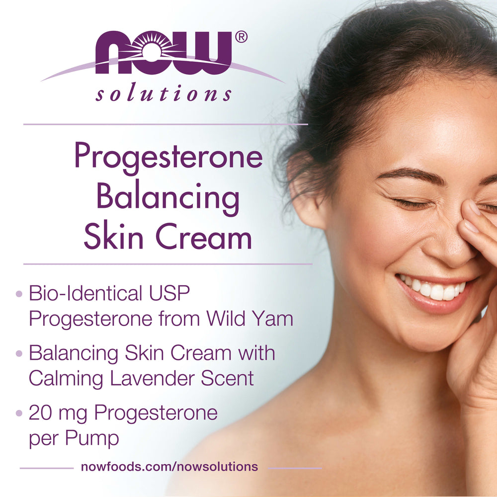 NOW Foods Progesterone Wild Yam Balancing Skin Cream låda