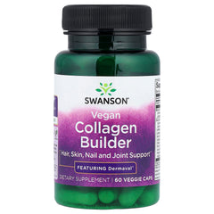 Vegan Collagen Builder baksida med näringsfakta