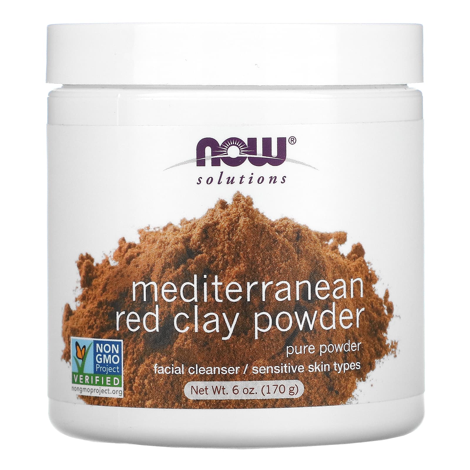 NOW Foods Moroccan Red Clay Powder framsida