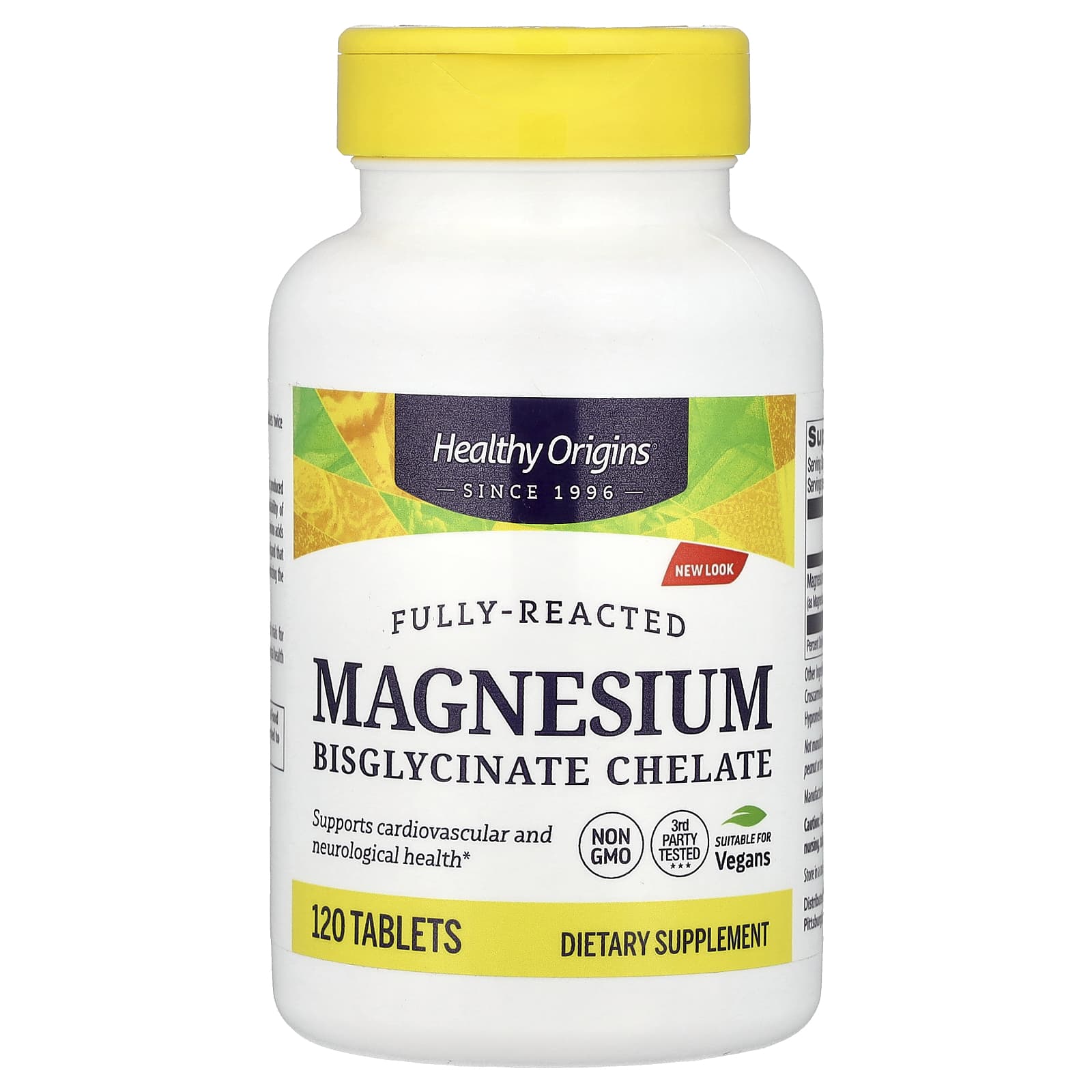 Healthy Origins - Fully-Reacted Magnesium Bisglycinate Chelate