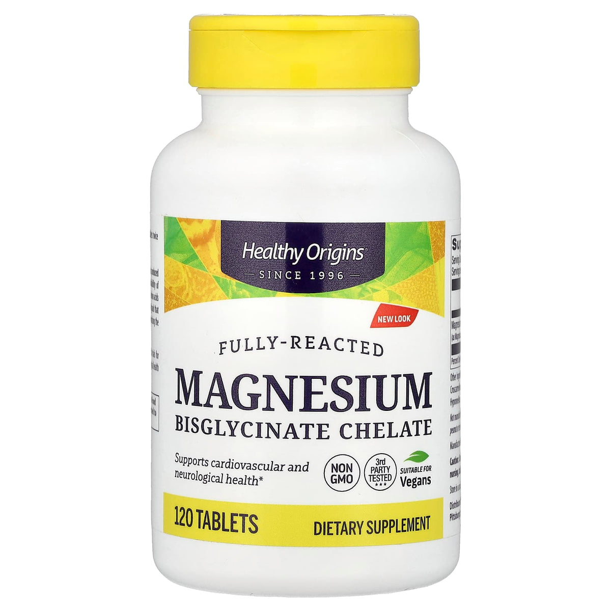Healthy Origins - Fully-Reacted Magnesium Bisglycinate Chelate
