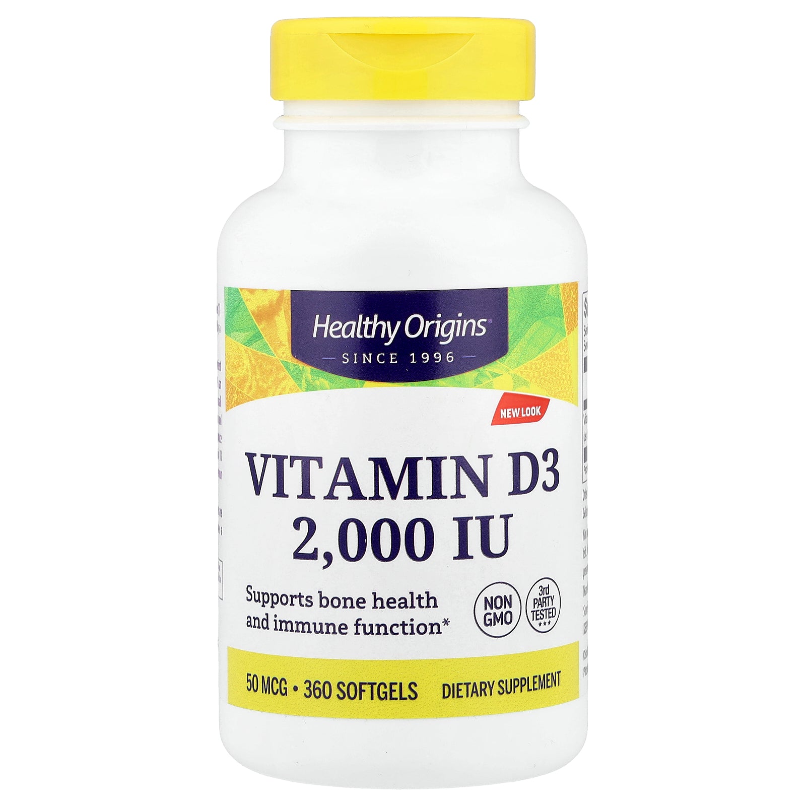 Healthy Origins - Vitamin D3 2,000 IU