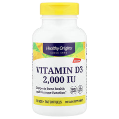 Healthy Origins - Vitamin D3 2,000 IU