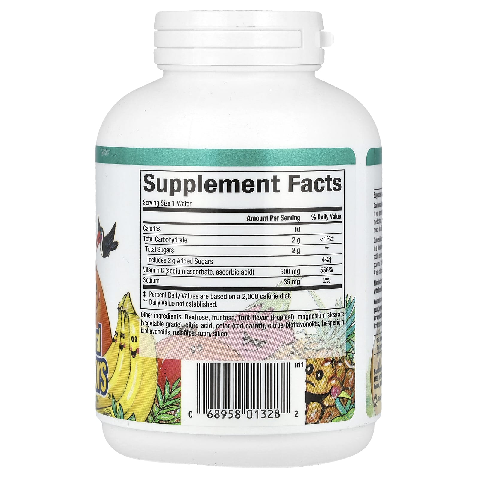 Natural Factors - Vitamin C 500mg 100% Natural Fruit Gummies