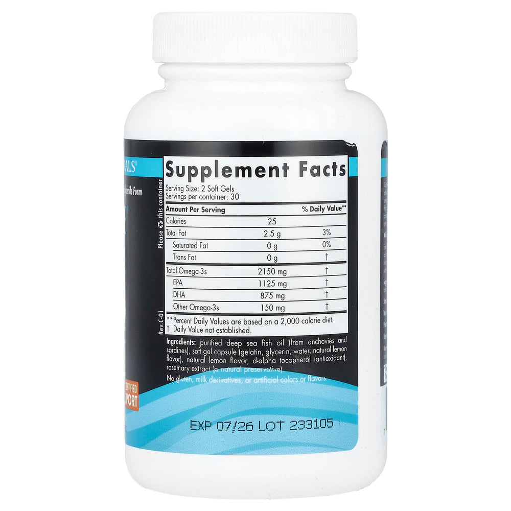 Ultimate Omega D3 Sport näringsfakta