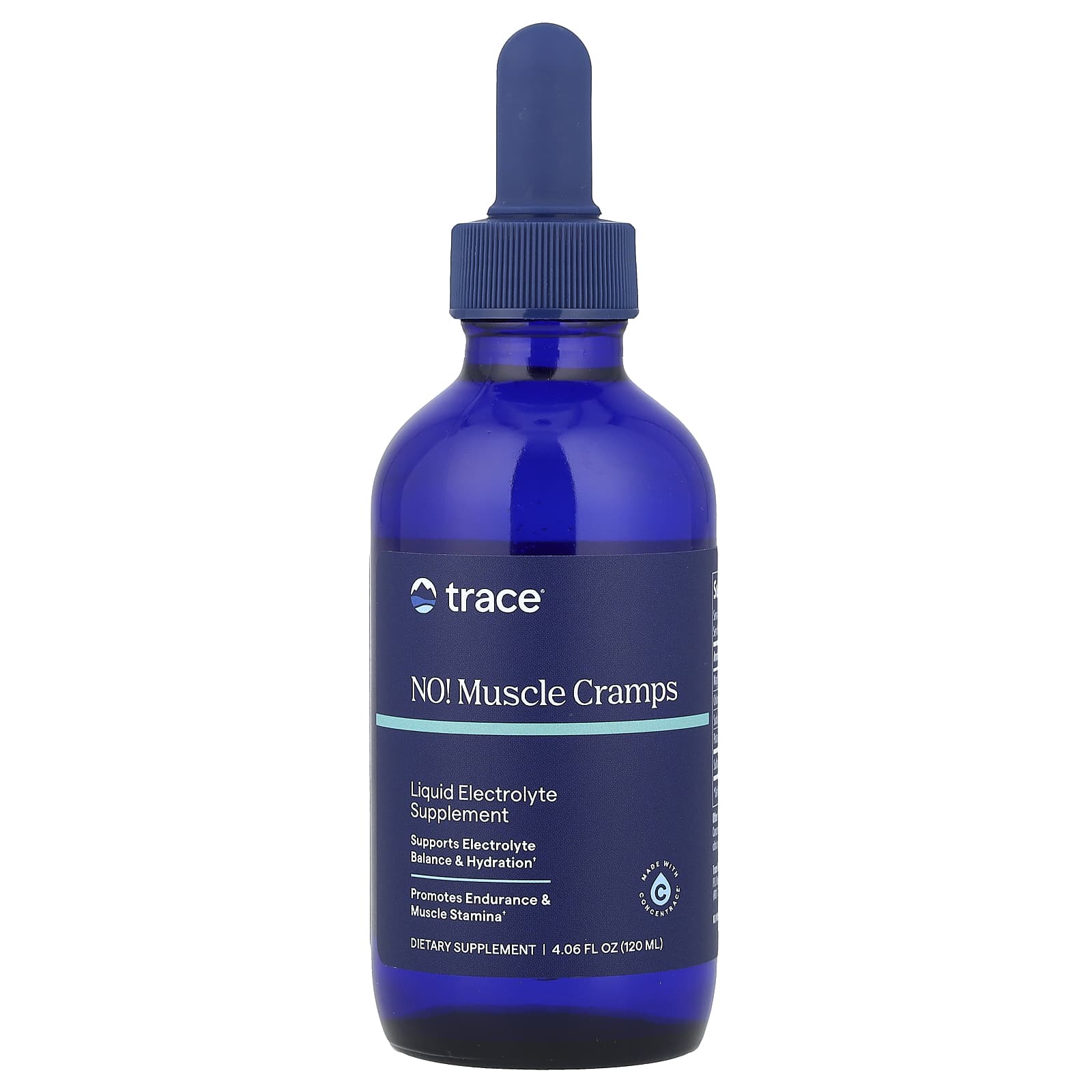 Trace Minerals - No! Muscle Cramps 120ml framsida