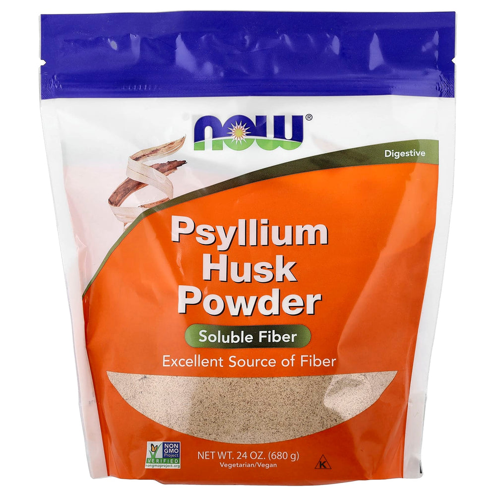 NOW Foods Psyllium Husk Powder framsida