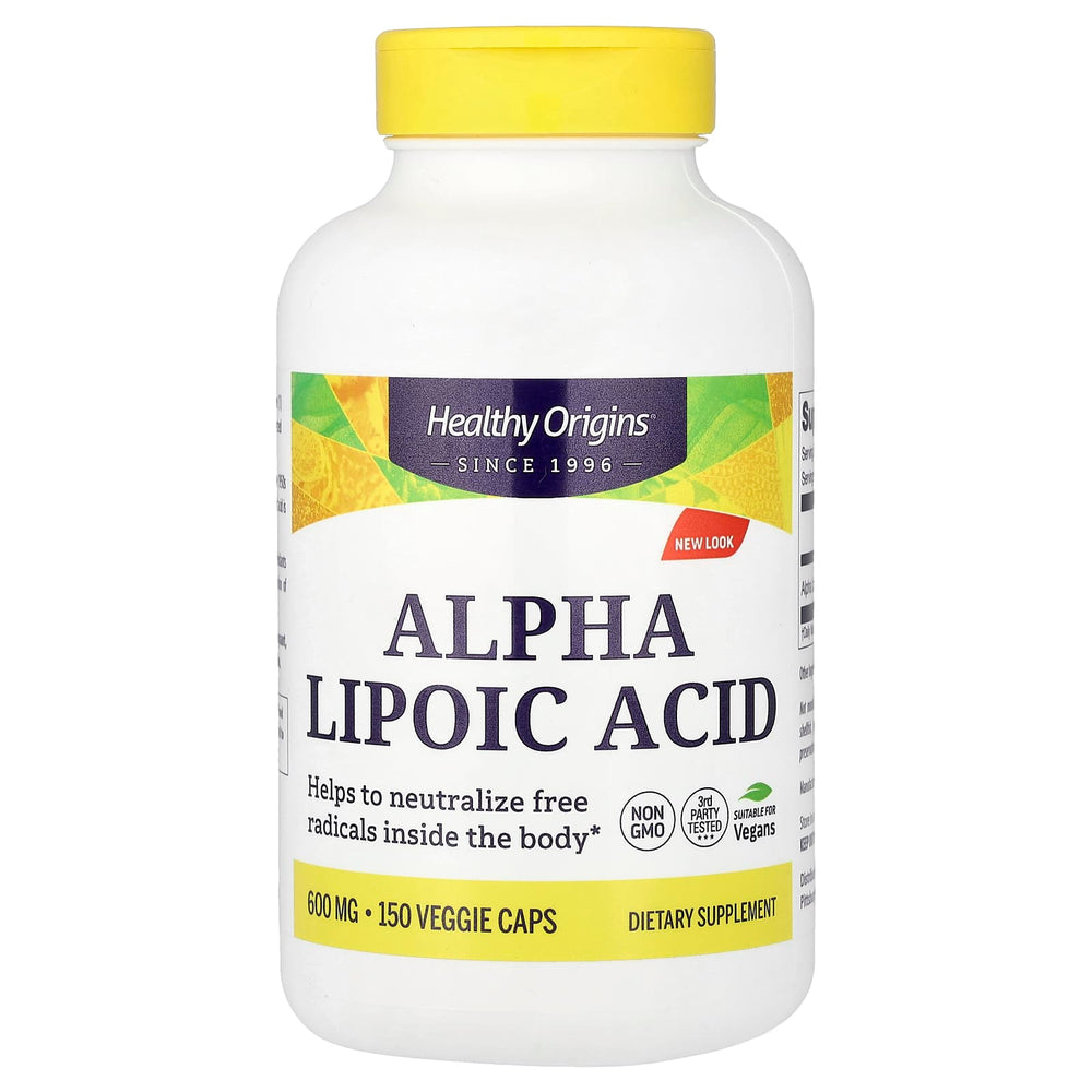 Alpha Lipoic Acid 600 mg baksida