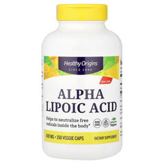 Alpha Lipoic Acid 600 mg baksida