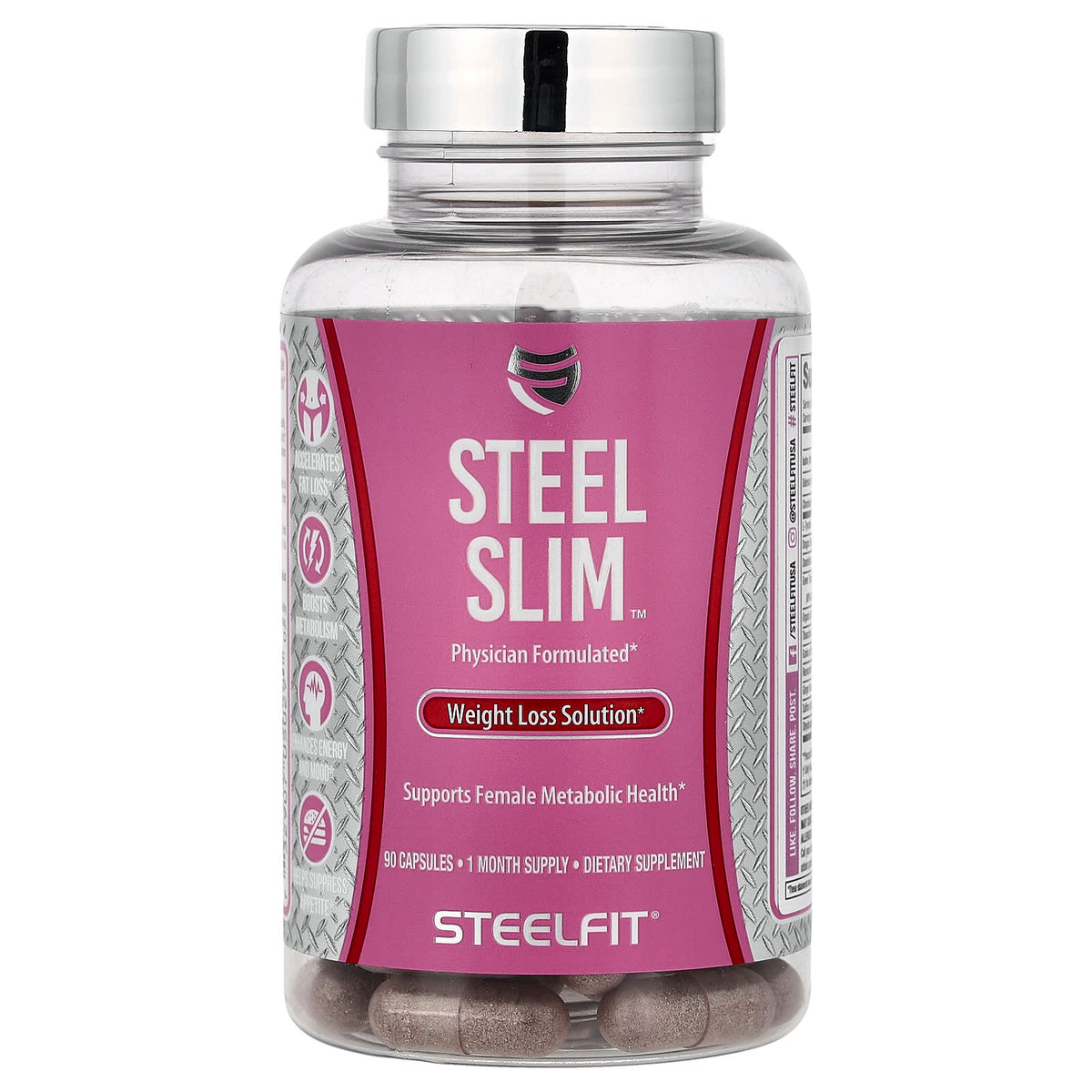 SteelFit - Steel Slim - 90 kapselia