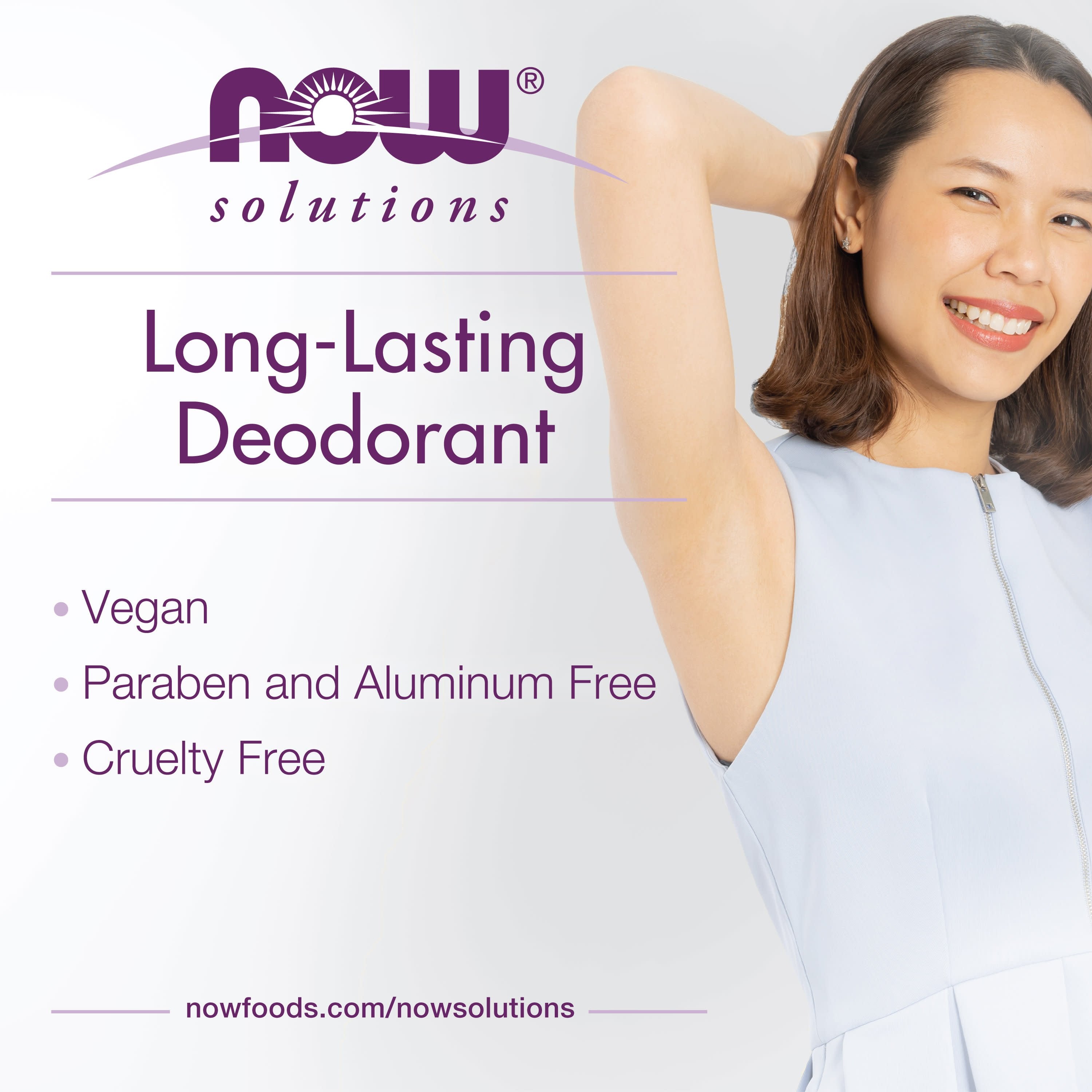Long-Lasting Deodorant Stick Lavendel öppen stick