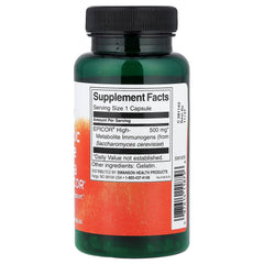Swanson Postbiotic Immune Formula baksida näringsfakta