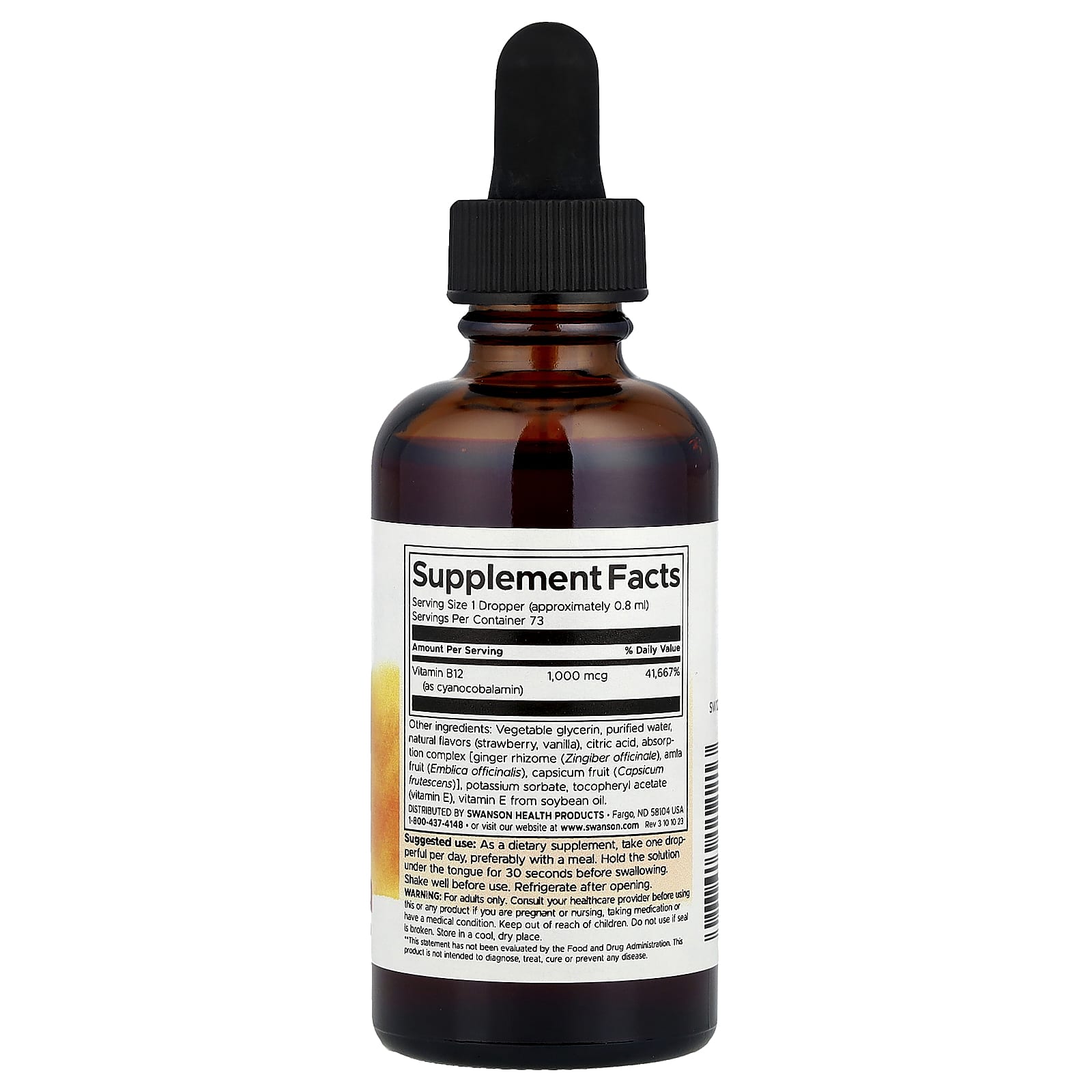Swanson - Vitamin B12 - 100 Caps