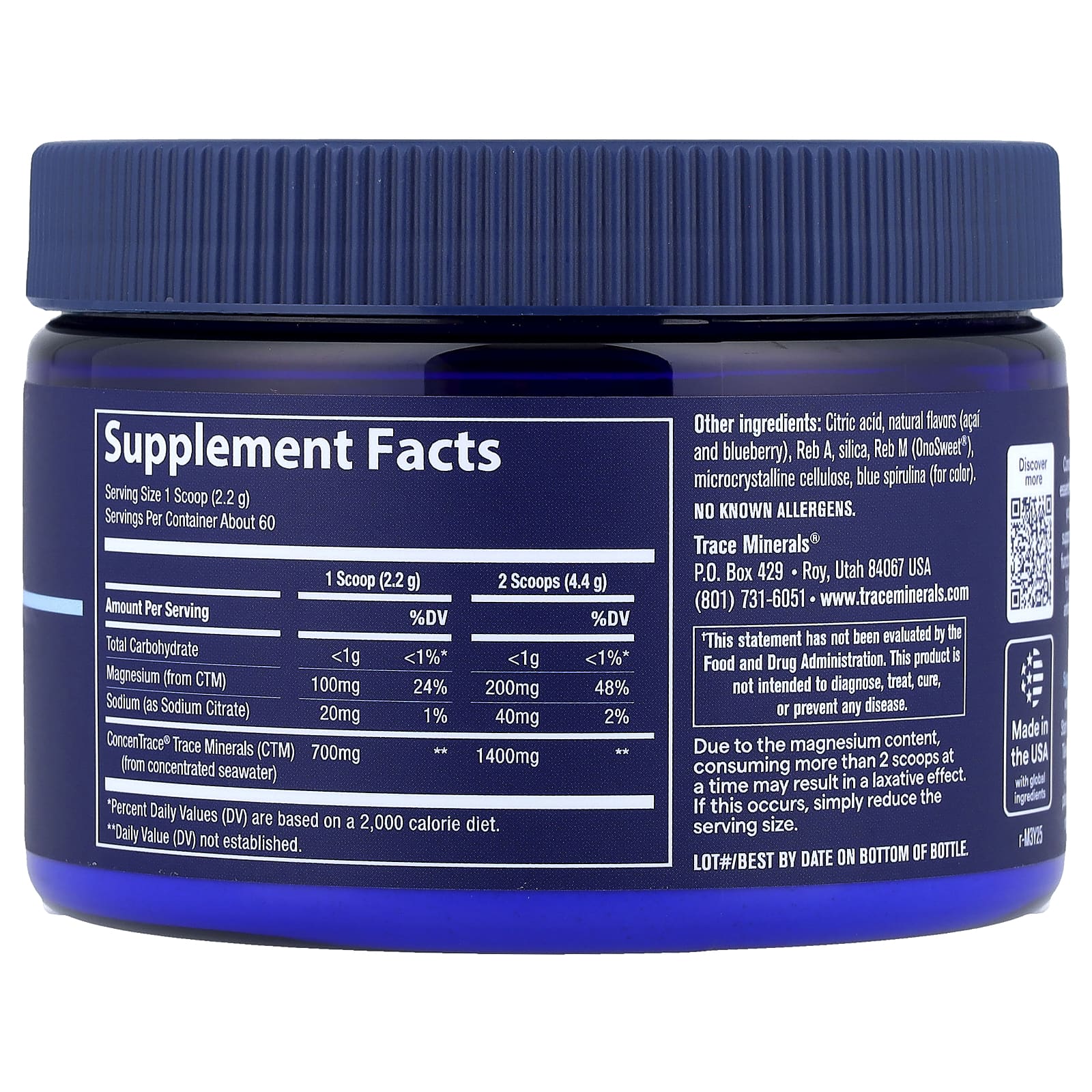 Trace Minerals - Concentrace Daily Mineral Powder