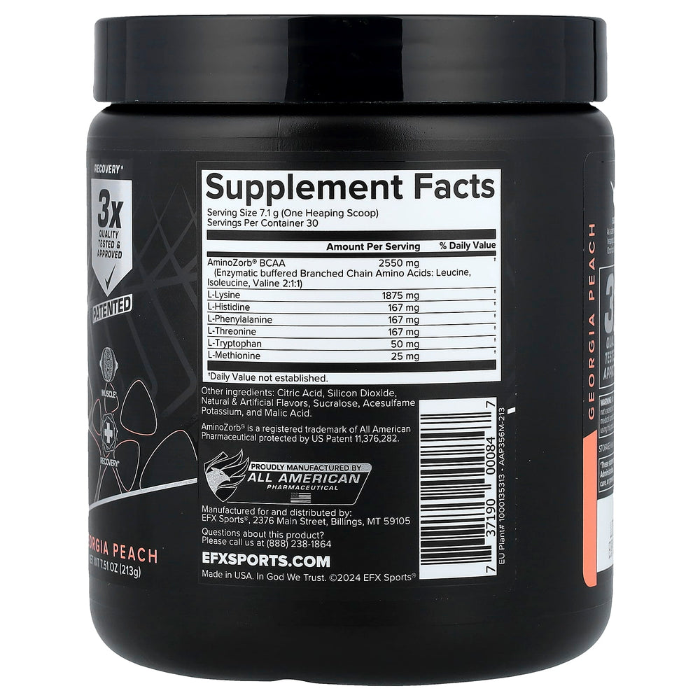 Training Ground EAA ingredienser lista