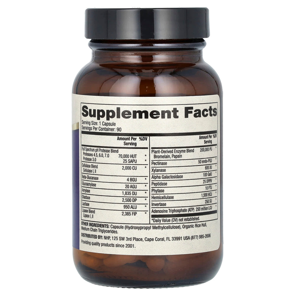 Full Spectrum Enzymes ingredienser & etikett