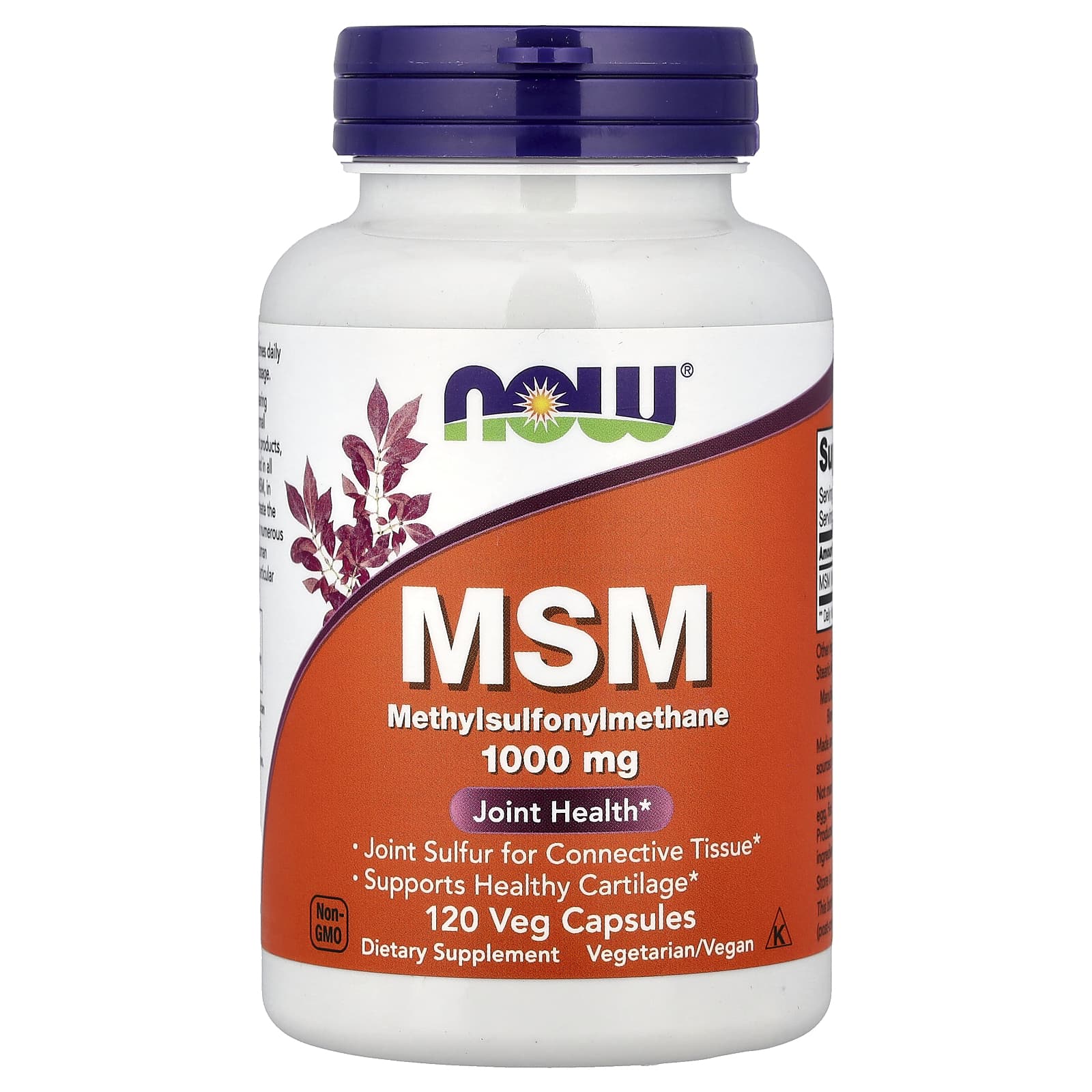 NOW Foods - MSM - 200 tabletter