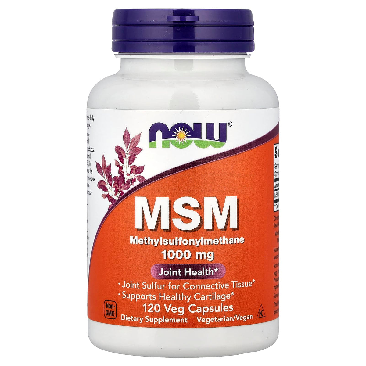 NOW Foods - MSM - 200 tabletter