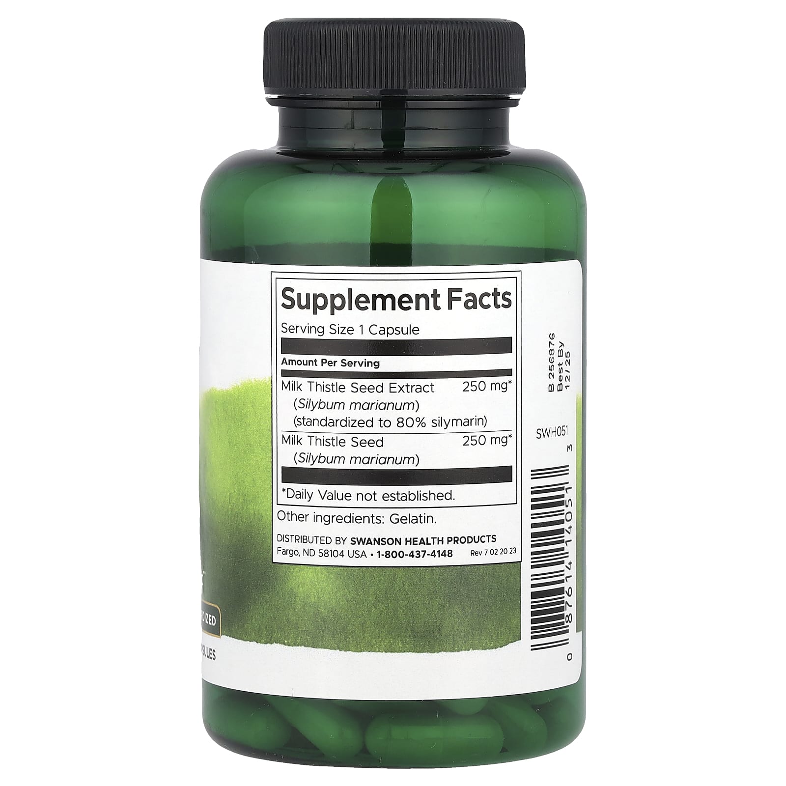 Swanson - Milk Thistle (Standardized), 250mg - 120 Caps