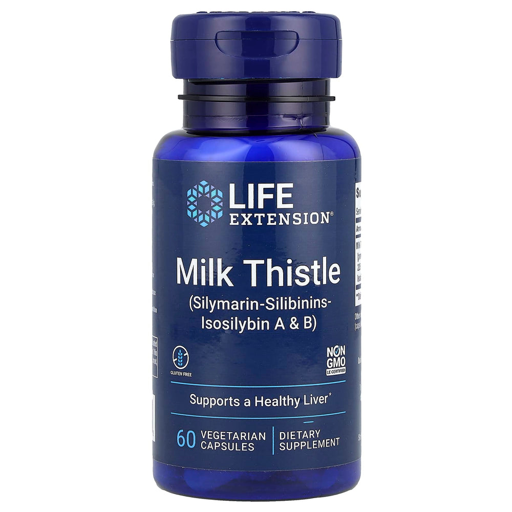 Milk Thistle Silymarin baksida näringsfakta