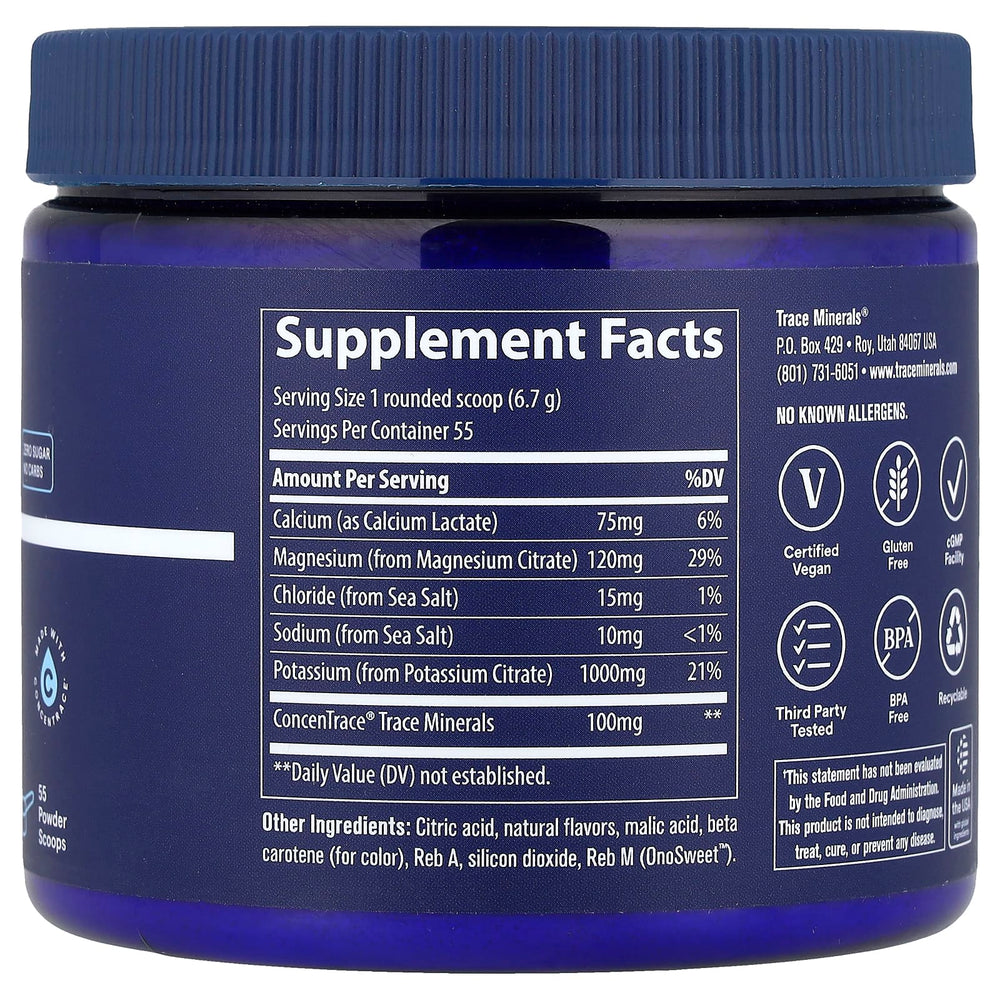 Trace Minerals KETO pulver textur