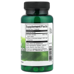 Swanson - Fuldspektret Boswellia og Curcumin - 60 kapsler