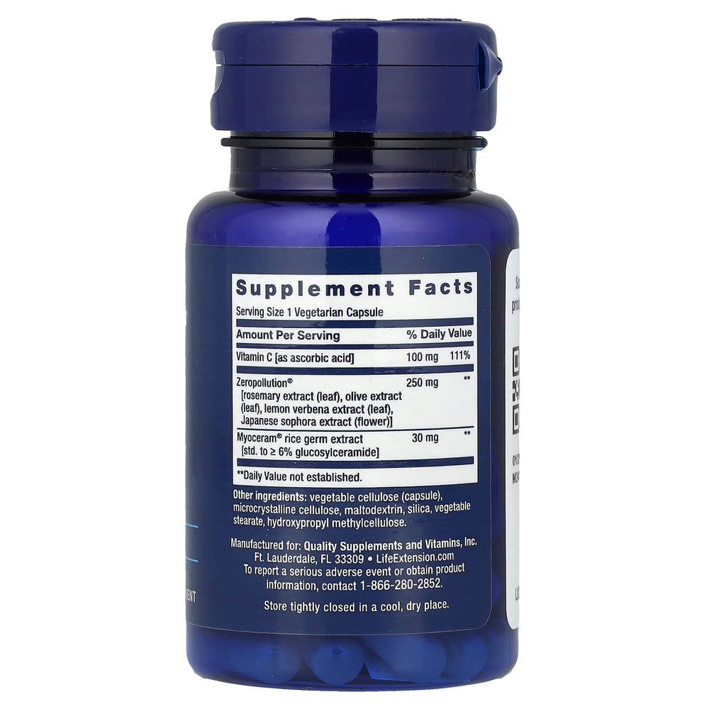 Daily Skin Defense ingredienser etikett