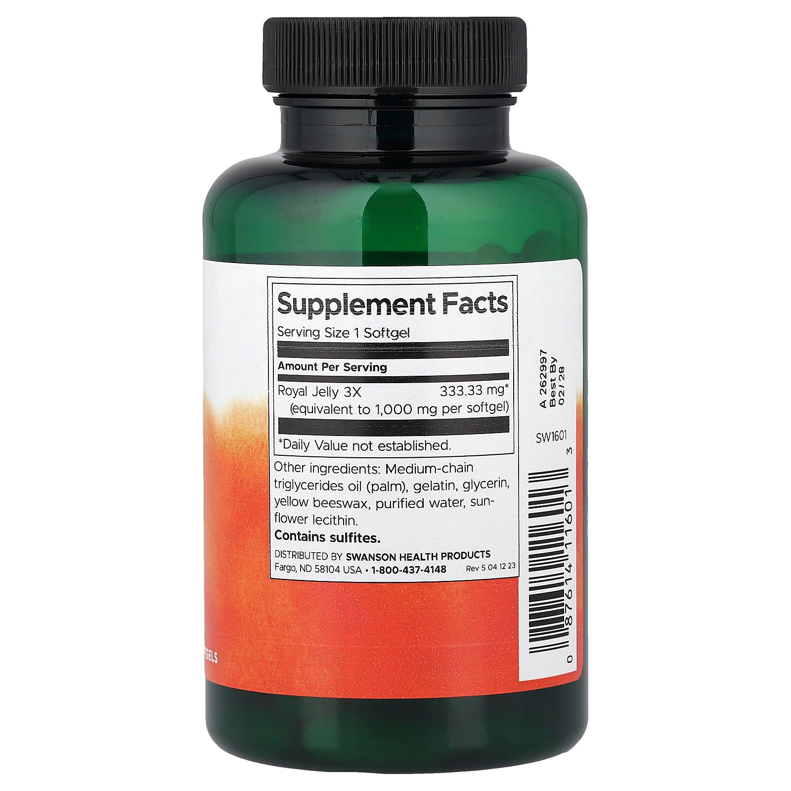 Swanson - Royal Jelly - 100 Sgels