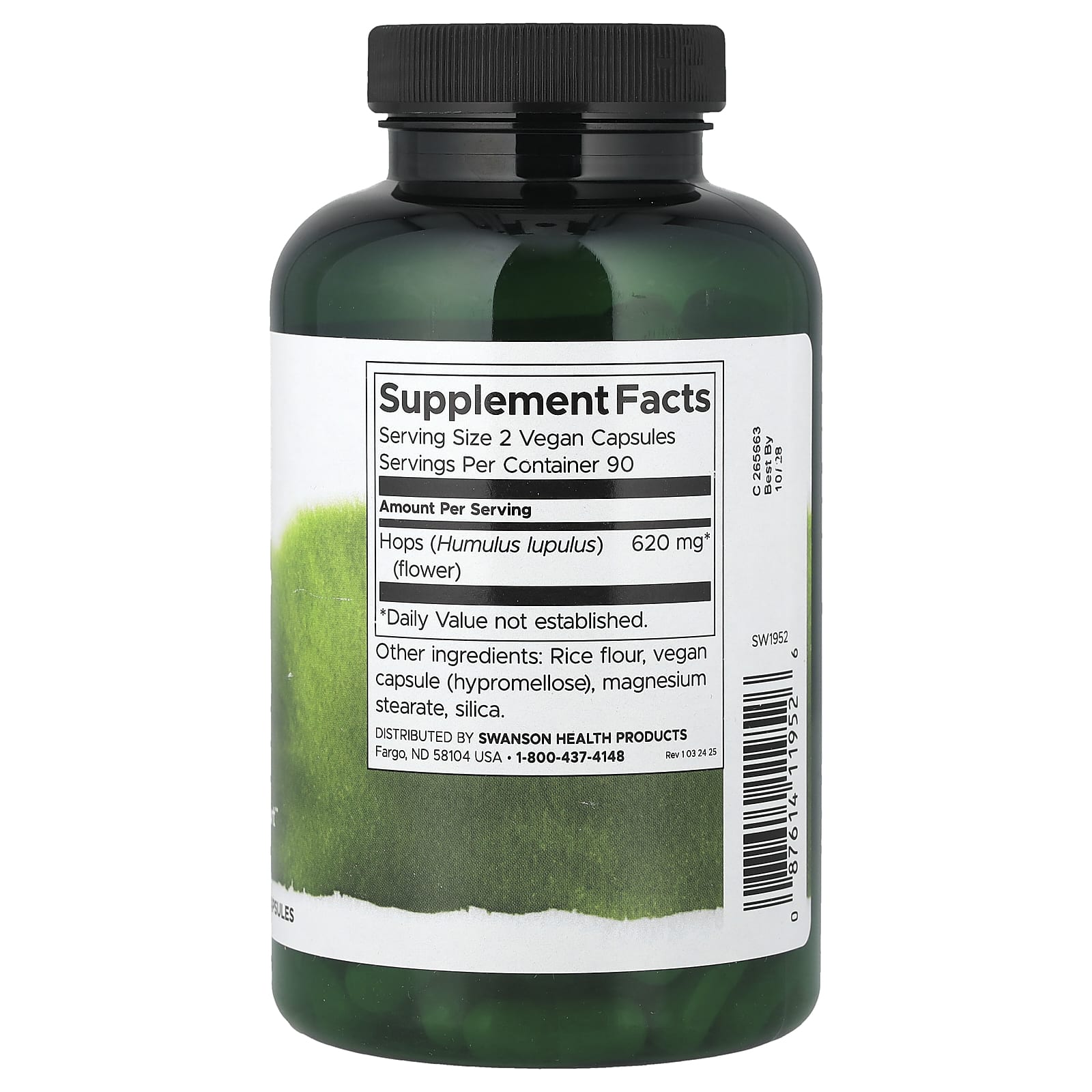 Full Spectrum Humle ingredienser & etikett