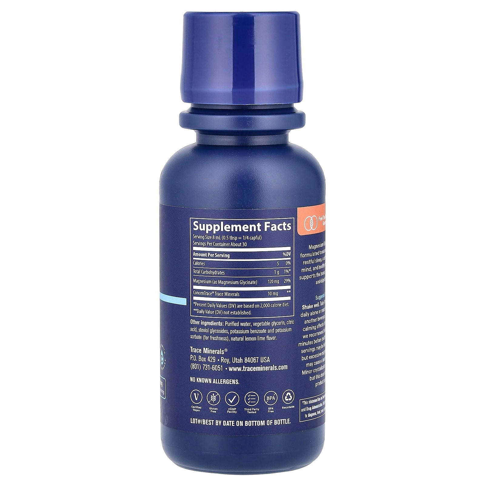 Trace Minerals - Magnesium Glycinaatti Jauhe
