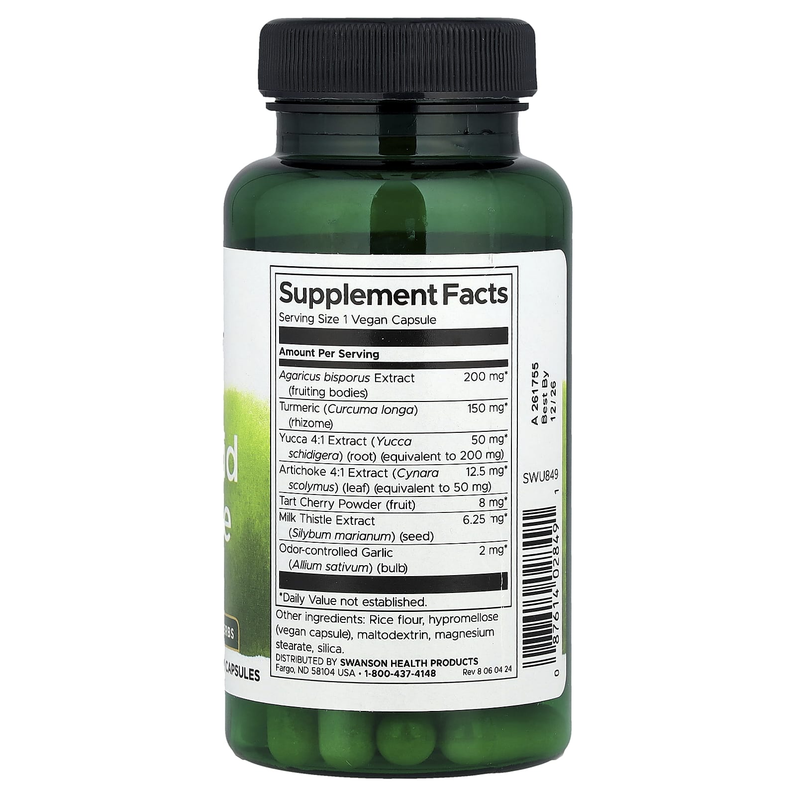 Uric Acid Cleanse näringsfakta och ingredienser