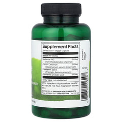 Swanson Berberine Complex baksida näringsfakta